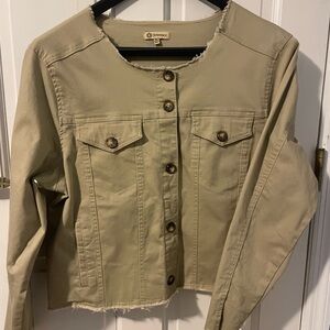 Democracy stretch khaki jackett
